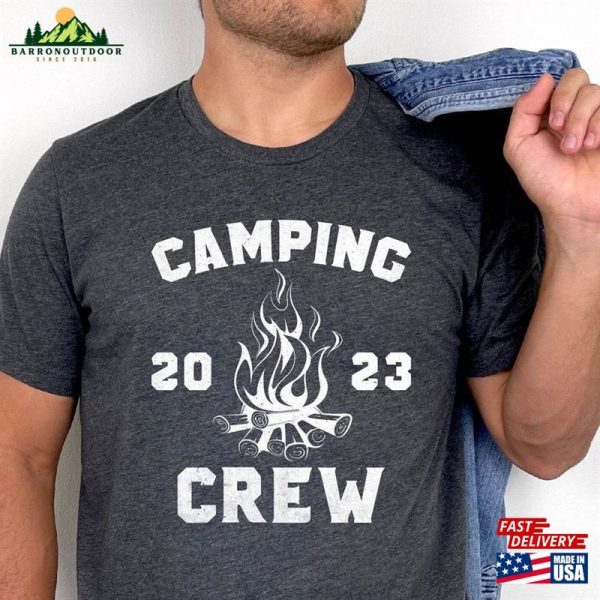 Camping 2023 Crew Shirt Adventure Lover T-Shirt Camp Gift Classic Unisex