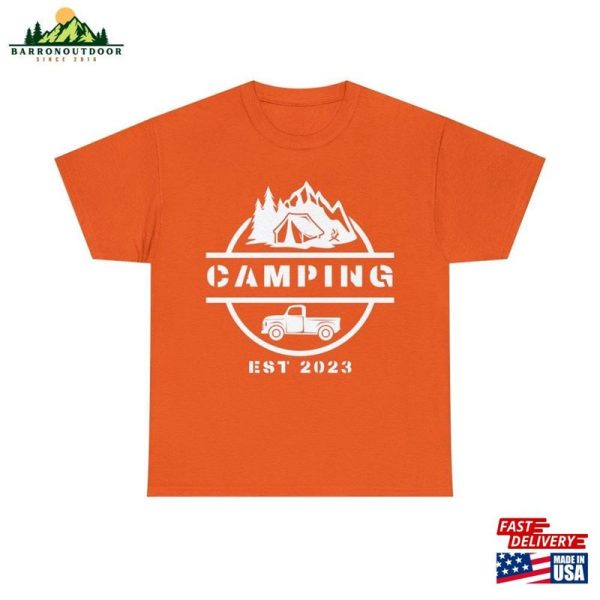 Camping 2023 Unisex Heavy Cotton Tee In Multiple Colors Sweatshirt