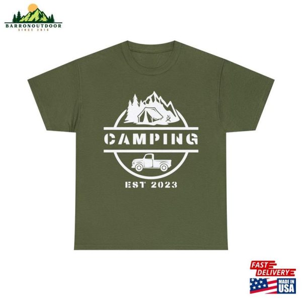 Camping 2023 Unisex Heavy Cotton Tee In Multiple Colors Sweatshirt Classic