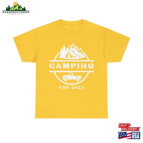 Camping 2023 Unisex Heavy Cotton Tee In Multiple Colors Sweatshirt Classic