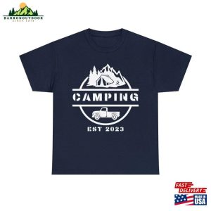 Camping 2023 Unisex Heavy Cotton Tee In Multiple Colors T-Shirt Classic