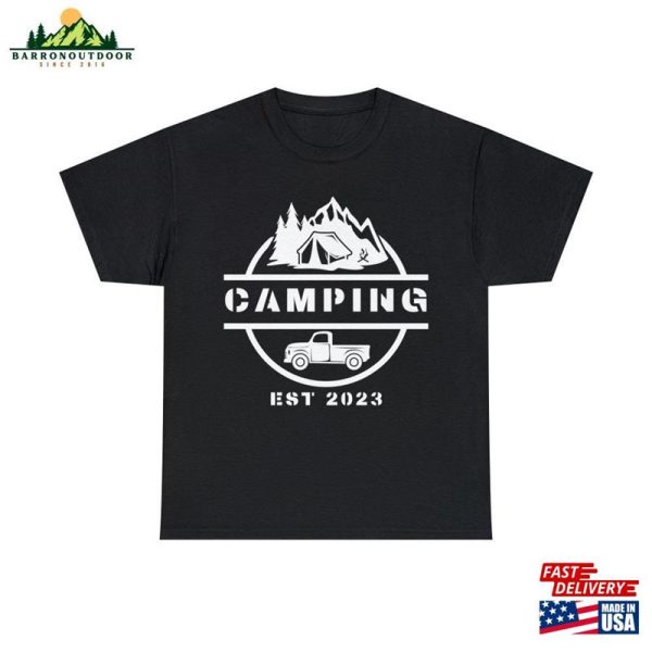 Camping 2023 Unisex Heavy Cotton Tee In Multiple Colors T-Shirt Sweatshirt