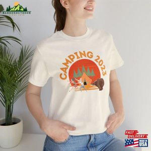 Camping 2023 Unisex Jersey Short Sleeve Tee Sweatshirt Hoodie