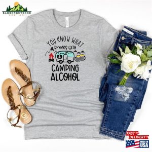 Camping Alcohol Shirt T Shirt 2023 Family Sweatshirt 4