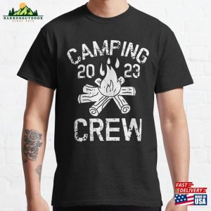 Camping Crew 2023 Camper Road Trip Family Matching Group Classic T-Shirt Unisex