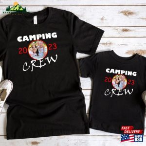 Camping Crew 2023 Custom Shirt With Photo Squad Family Shirts Sweatshirt T Shirt 3