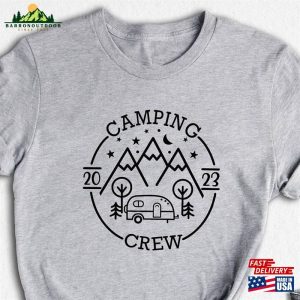 Camping Crew 2023 Shirt Happy Camper Unisex Sweatshirt