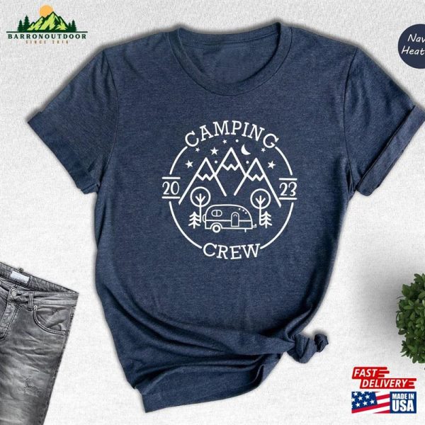 Camping Crew 2023 Shirt Happy Camper Unisex Sweatshirt