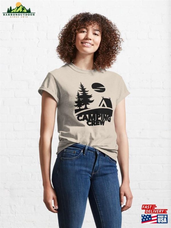 Camping Crew Design Classic T-Shirt Unisex