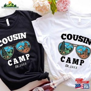 Camping Crew Shirt Cousin Camp Est 2023 Family Reunion Cousins Vacation Tee Unisex Sweatshirt