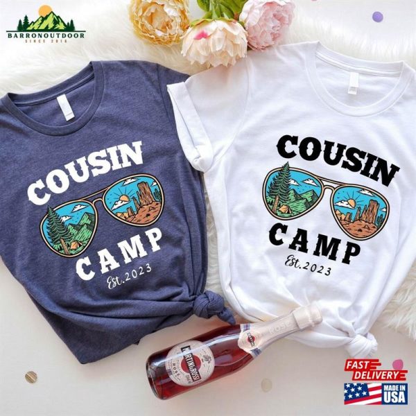 Camping Crew Shirt Cousin Camp Est 2023 Family Reunion Cousins Vacation Tee Unisex Sweatshirt