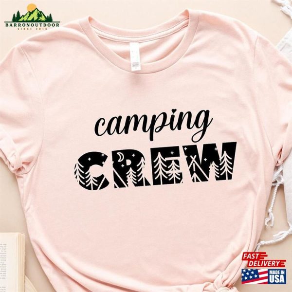 Camping Crew Shirt Family 2023 Outfit Sunset Tshirt T-Shirt Unisex