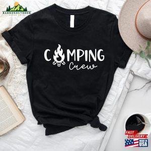 Camping Crew Shirt T-Shirt Gifts For Camper Hiking Family Apparel Sweatshirt