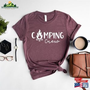 Camping Crew Shirt T Shirt Gifts For Camper Hiking Family Apparel Sweatshirt 4