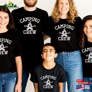 Camping Crew Shirts Shirt Family Vacation T-Shirt Hoodie