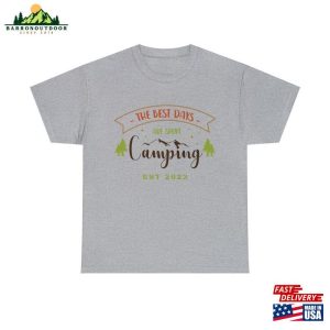 Camping Days Camp Shirt Multiple Colors Unisex Heavy Cotton Tee Classic