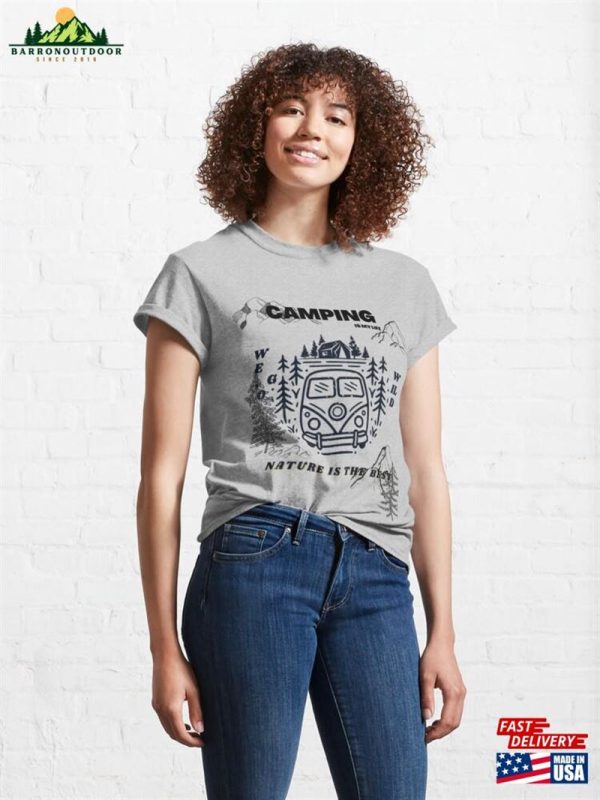 Camping Designs Classic T-Shirt Sweatshirt