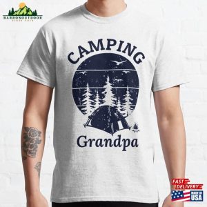 Camping Grandpa Fathers Day Gift Classic T-Shirt Unisex