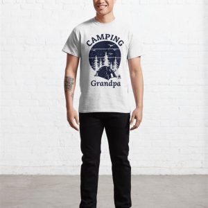 Camping Grandpa Fathers Day Gift Classic T Shirt Unisex 4