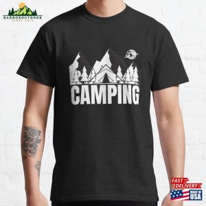 Camping Hill Tent Classic T-Shirt Hoodie