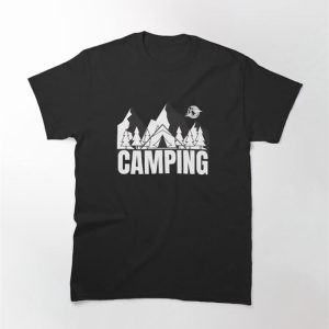 Camping Hill Tent Classic T-Shirt Hoodie