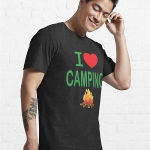 Camping I Love Essential T Shirt Sweatshirt Unisex 3