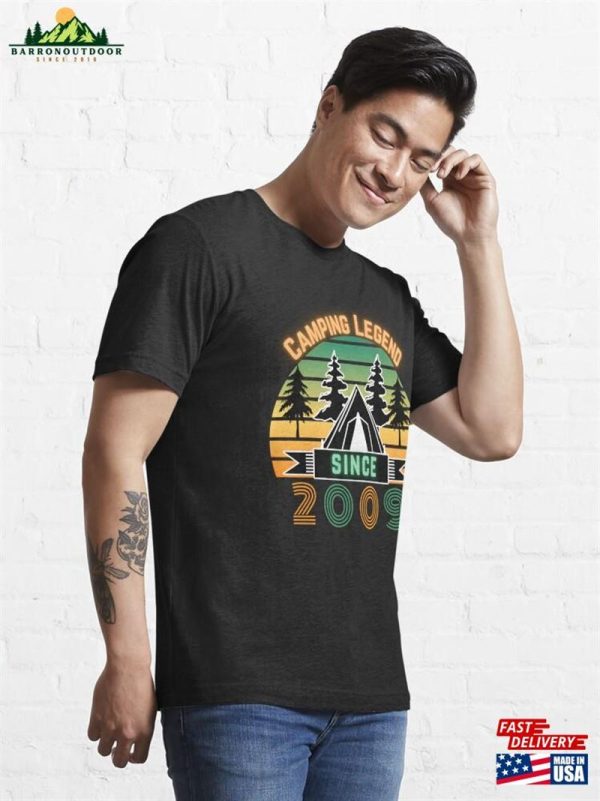 Camping Legend Since 2009 Essential T-Shirt Classic Unisex