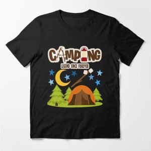 Camping Legend Since Forever Vintage Essential T-Shirt Unisex Hoodie