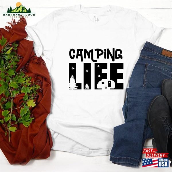 Camping Life Shirt Crew Matching Classic Sweatshirt