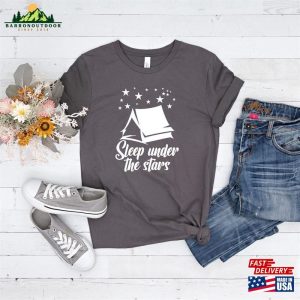 Camping Life Shirt For Campers Outdoor Nature Lovers And Mountain Hikers Sweatshirt Classic