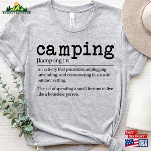 Camping Shirt Camp Lover Gift Definition Classic Hoodie 3