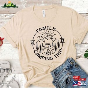 Camping Shirt Family Trip Road Classic Sweatshirt