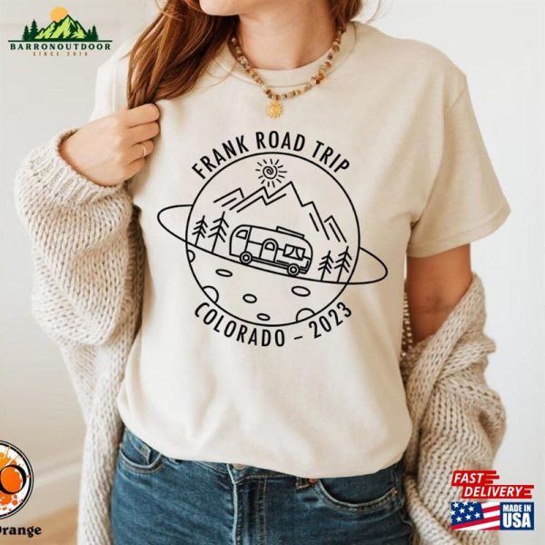 Camping Shirt Frank Road Trip Personalized T-Shirt Unisex