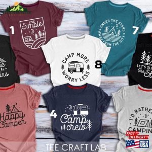 Camping Shirt Funny Classic Unisex