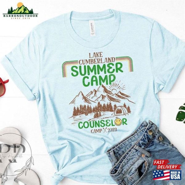 Camping Shirt Personalized Camp Counselor Custom Family Vintage Summer Matching T-Shirt Unisex