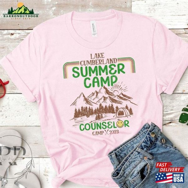 Camping Shirt Personalized Camp Counselor Custom Family Vintage Summer Matching T-Shirt Unisex