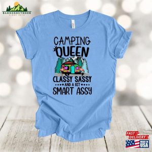 Camping Shirt Queen Flamingos Classic T-Shirt