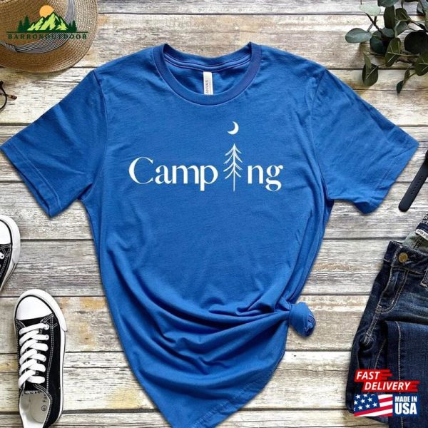 Camping Shirt T Sweatshirt Classic