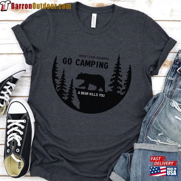 Camping Shirt Unisex Hoodie