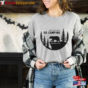 Camping Shirt Unisex Hoodie 4