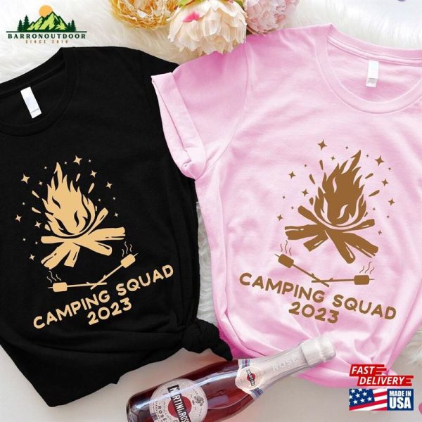 Camping Squad Shirt Crew Retro T-Shirt Unisex