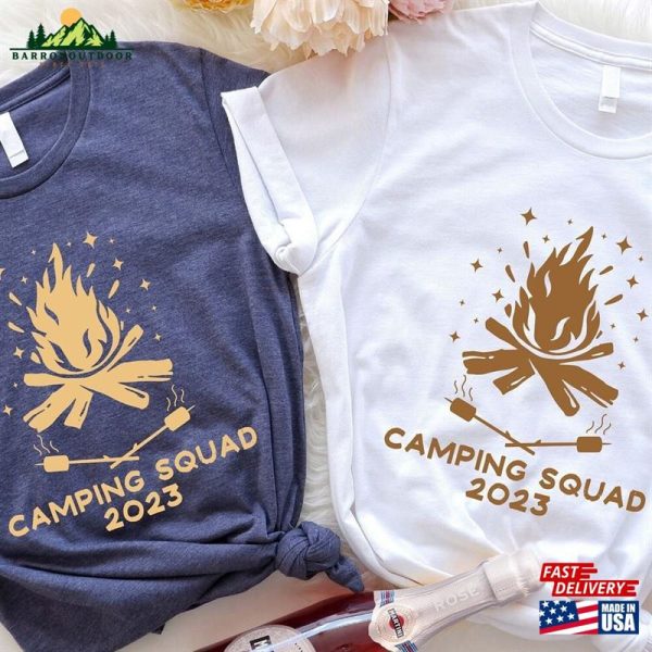 Camping Squad Shirt Crew Retro T-Shirt Unisex