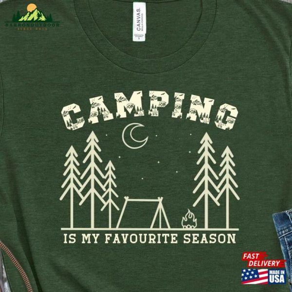 Camping T-Shirt Is My Favourite Season Tee Classic Hoodie