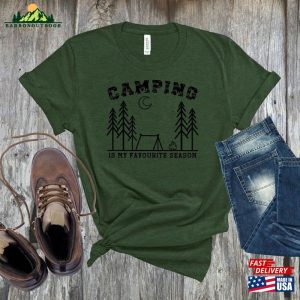 Camping T-Shirt Is My Favourite Season Tee Unisex Sweatshirt