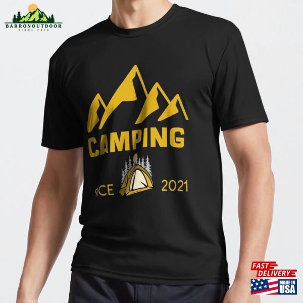 Camping T Shirt Since 2021 T-Shirt Hoodie