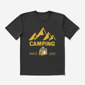 Camping T Shirt Since 2021 T-Shirt Hoodie