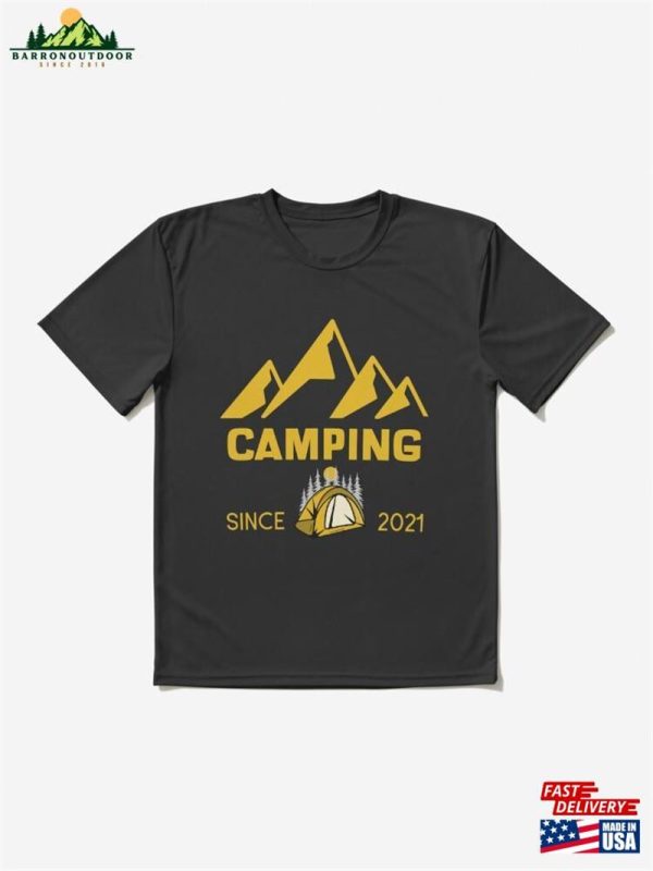 Camping T Shirt Since 2021 T-Shirt Hoodie