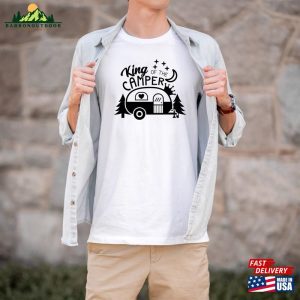 Camping T Shirts King Queen Of The Camper Sweatshirt Classic 3