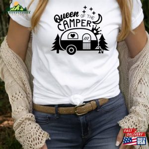 Camping T Shirts King Queen Of The Camper Sweatshirt Classic 4