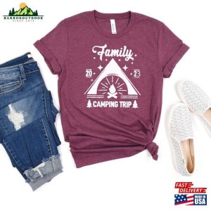 Camping Trip 2023 Shirt Custom Family Camp Classic T Shirt 3